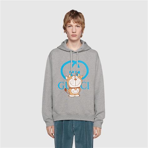 gucci x doraemon sweatshirt|cartoon characters wearing gucci.